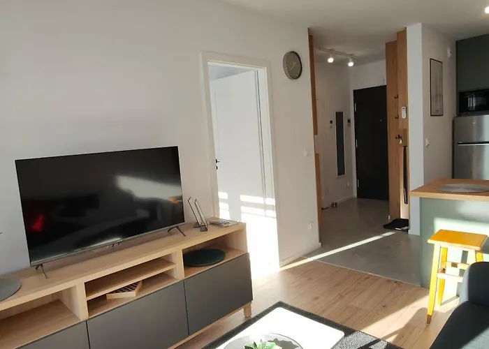 Nova Graniczna - Centrum, Self Check-in, Bezplatny Podziemny Parking, Klimatyzacja Daire