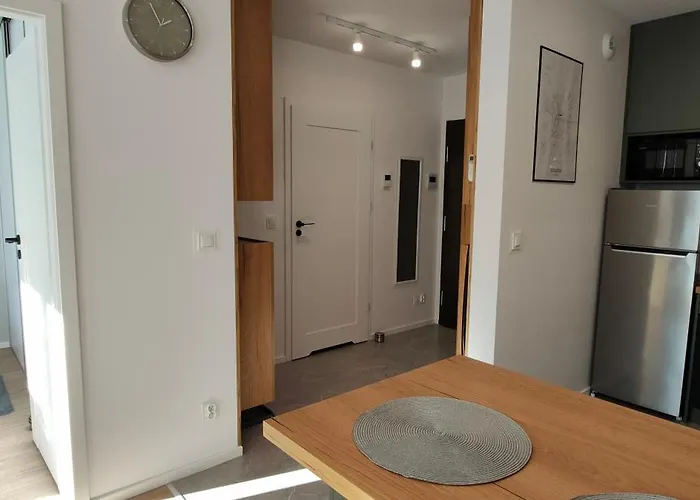 Lägenhet Nova Graniczna - Centrum, Self Check-in, Bezplatny Podziemny Parking, Klimatyzacja